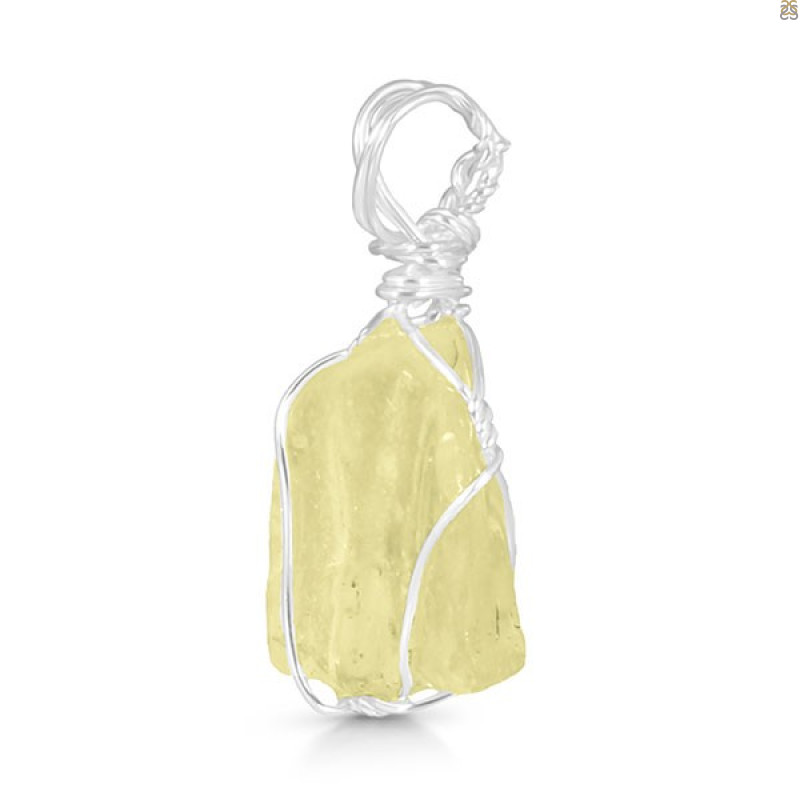 Libyan Desert Glass Pendant-SP LDG-1-247