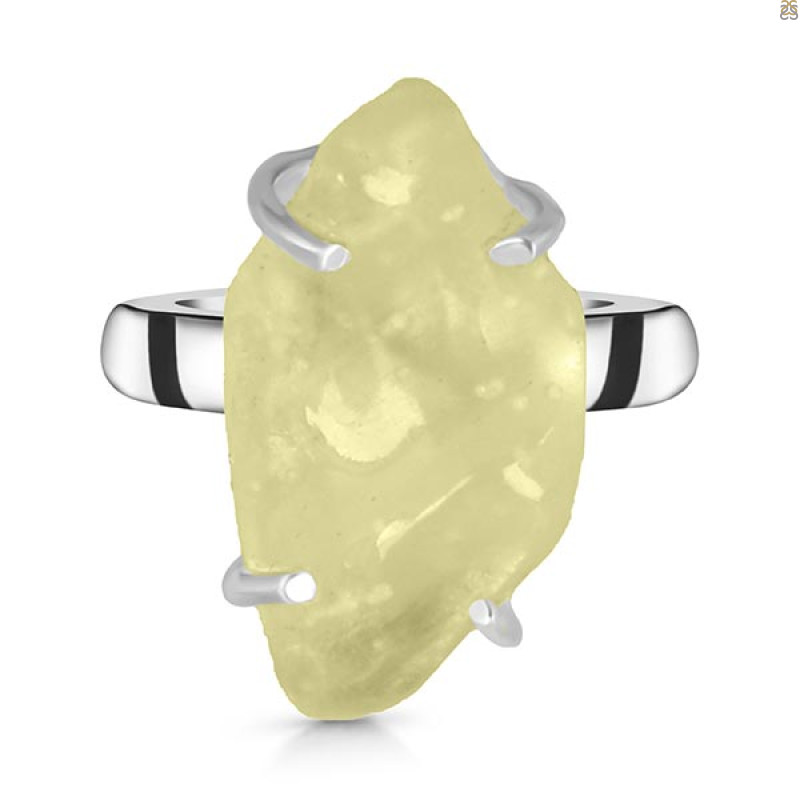 Libyan Desert Glass Ring-R-Size-8 LDG-2-120