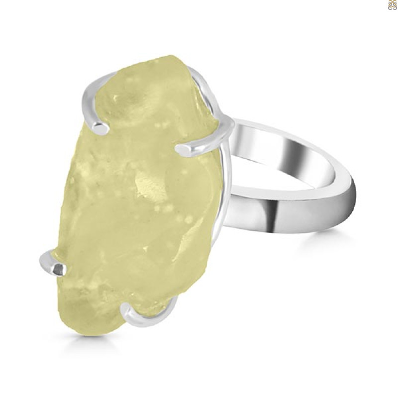 Libyan Desert Glass Ring-R-Size-8 LDG-2-120