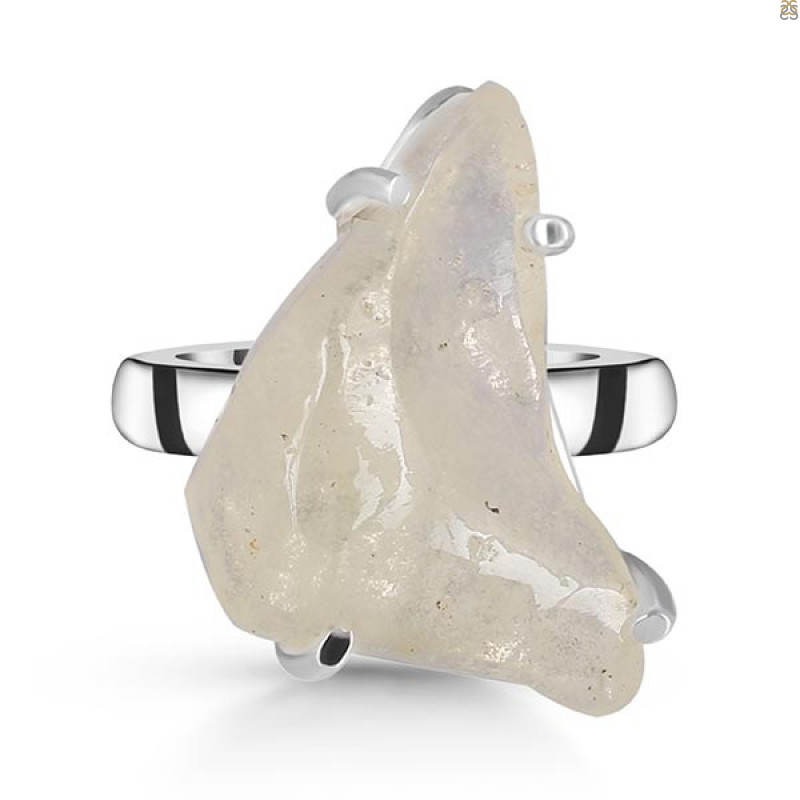 Libyan Desert Glass Ring-R-Size-8 LDG-2-16