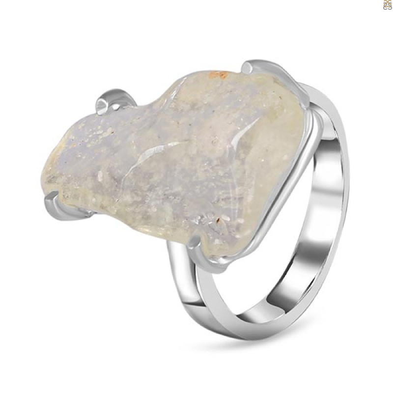 Libyan Desert Glass Ring-R-Size-8 LDG-2-19