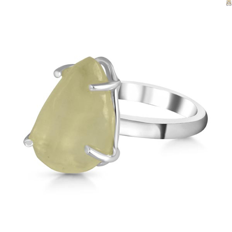 Libyan Desert Glass Ring-R-Size-5 LDG-2-43