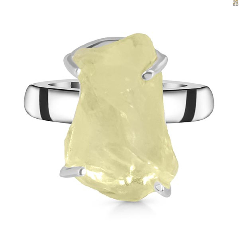 Libyan Desert Glass Ring-R-Size-7 LDG-2-53