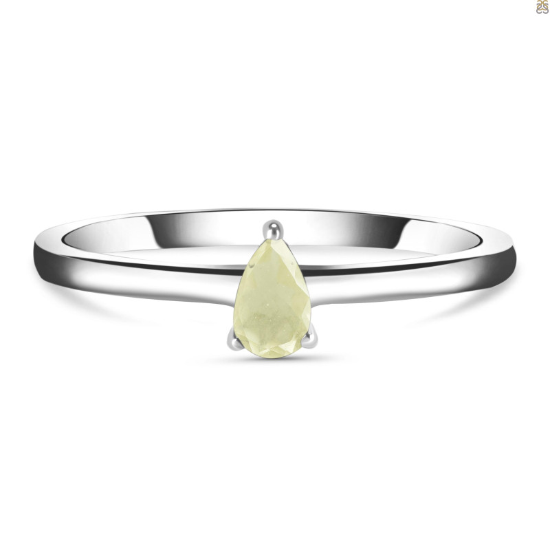 Libyan Desert Glass Ring LDG-RDR-2530.