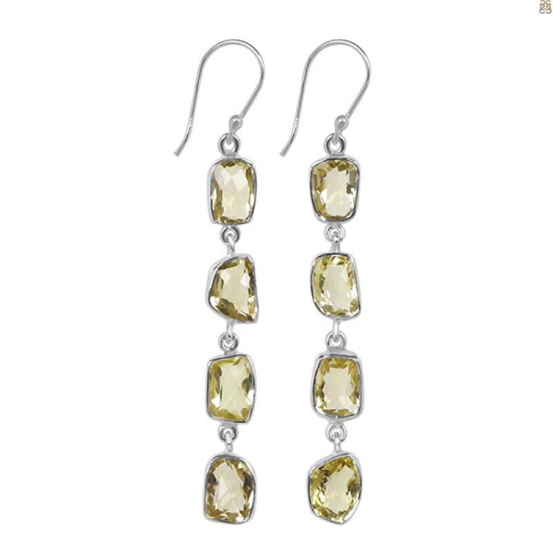 Lemon Topaz Earring-P-2