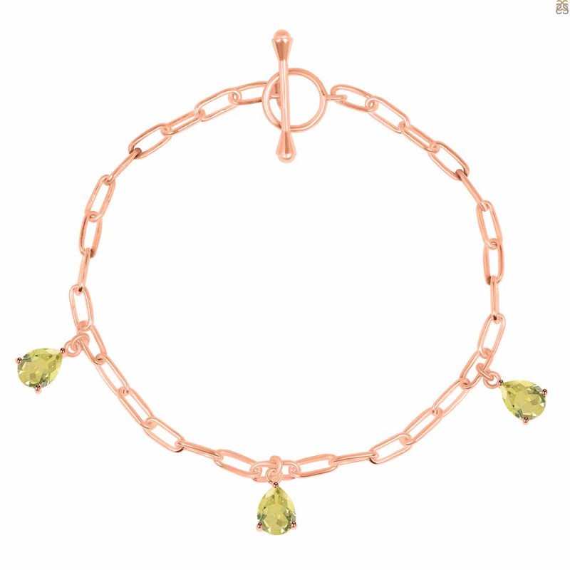 Lemon Quartz Bracelet LEM-RDB-171.