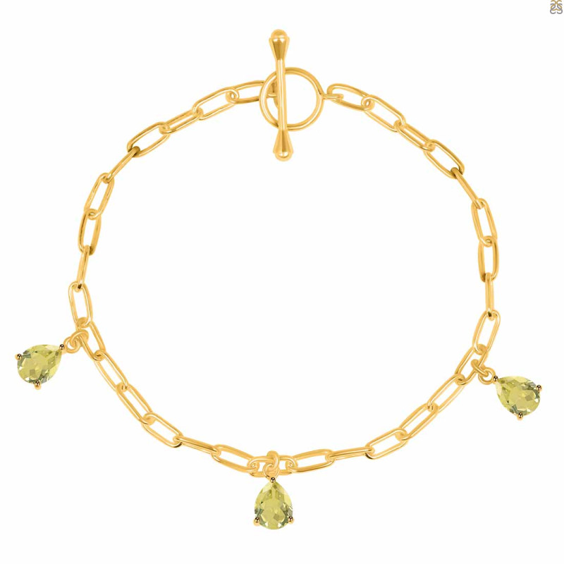 Lemon Quartz Bracelet LEM-RDB-171.