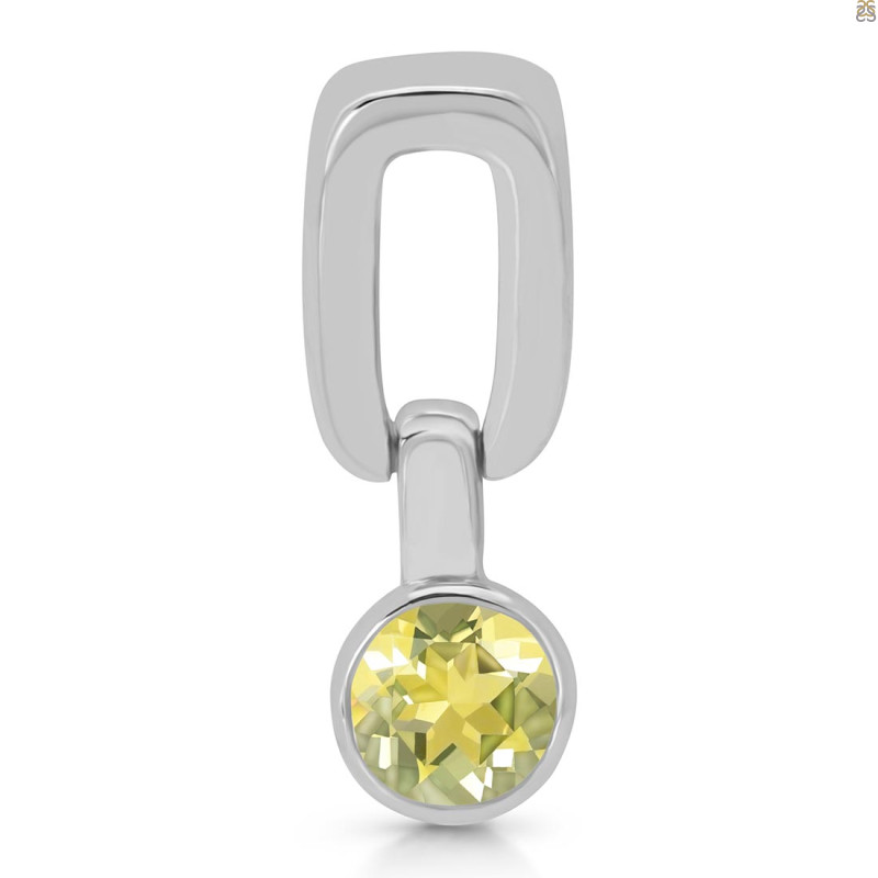 Lemon Quartz Pendant LEM-RDP-134.
