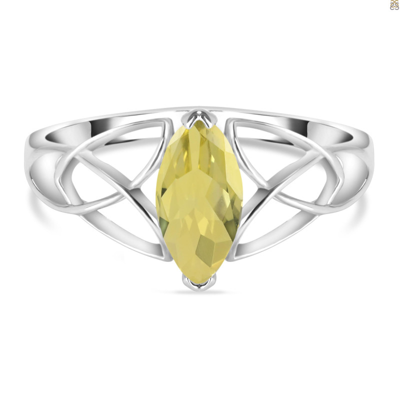 Lemon Quartz Ring LEM-RDR-13.