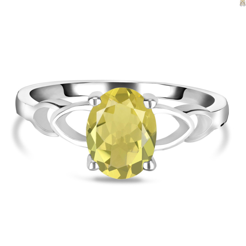 Lemon Quartz Ring LEM-RDR-14.
