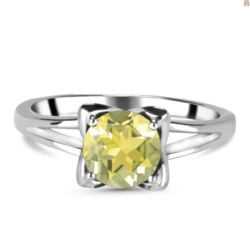 Lemon Quartz Ring LEM-RDR-19.