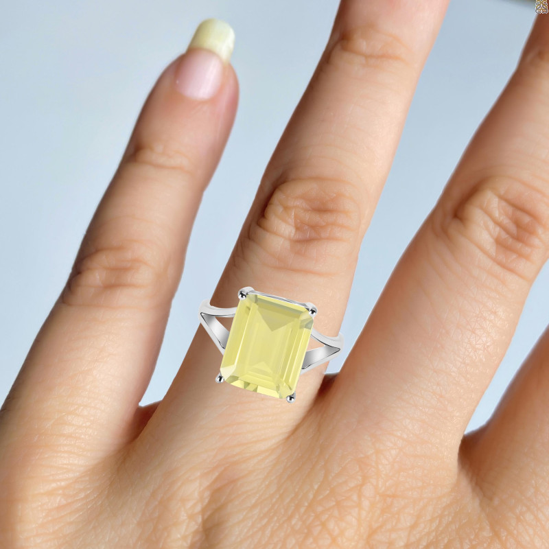 Lemon Quartz Ring LEM-RDR-2118.