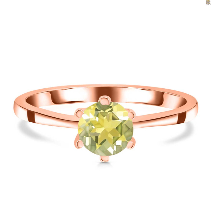 Lemon Quartz Ring LEM-RDR-2125.