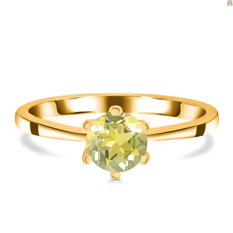 Lemon Quartz Ring LEM-RDR-2125.