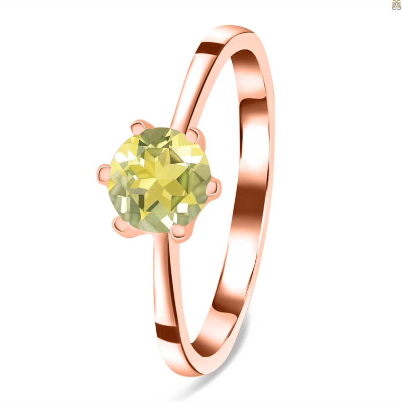 Lemon Quartz Ring LEM-RDR-2125.