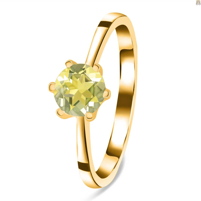 Lemon Quartz Ring LEM-RDR-2125.