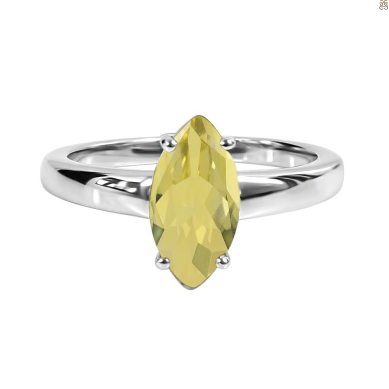 Lemon Quartz Ring LEM-RDR-2354.