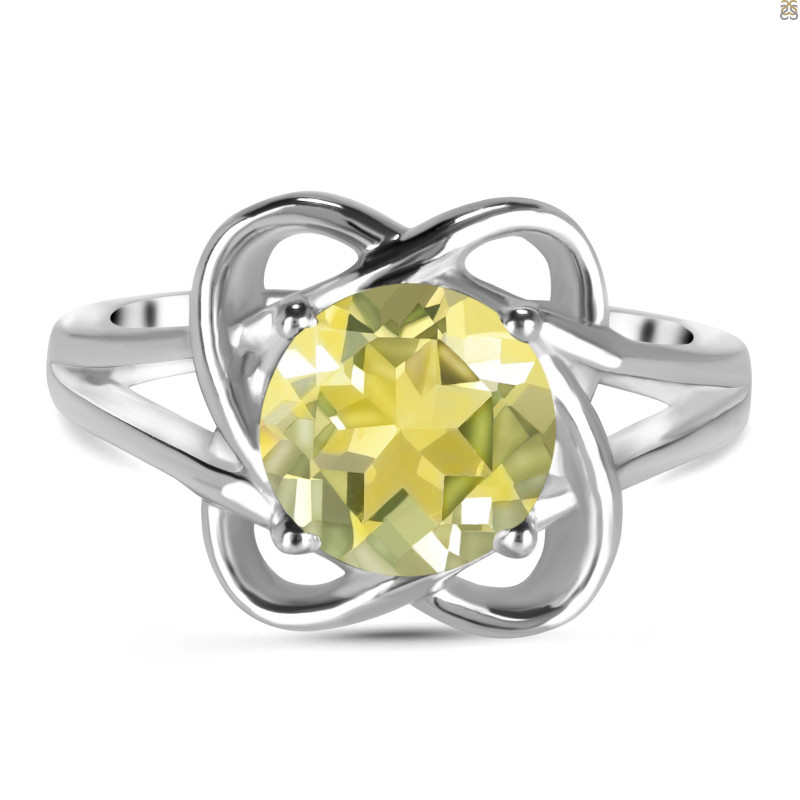 Lemon Quartz Ring LEM-RDR-25.