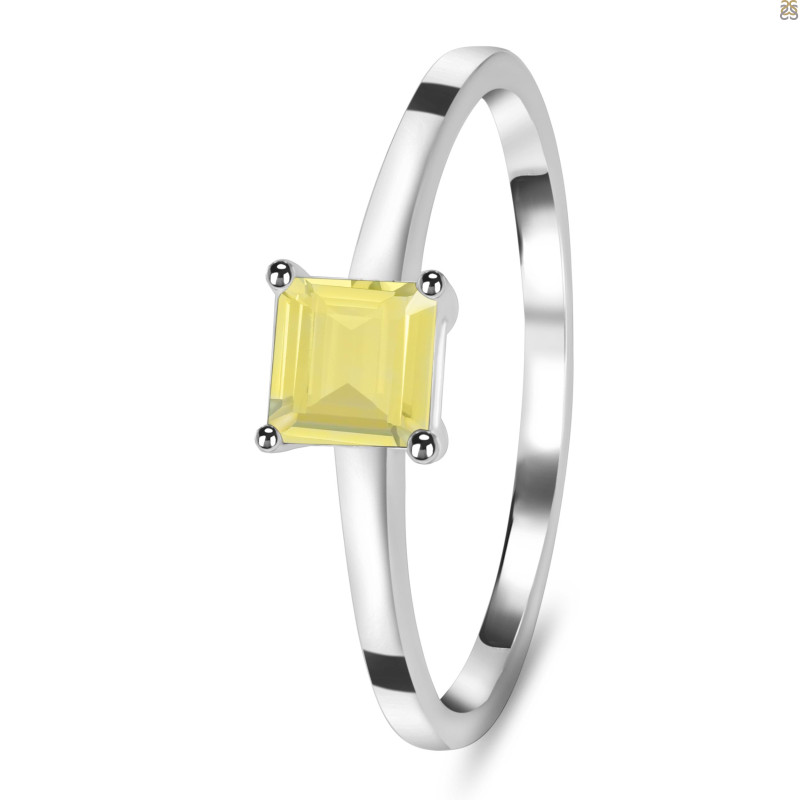 Lemon Quartz Ring LEM-RDR-2579.
