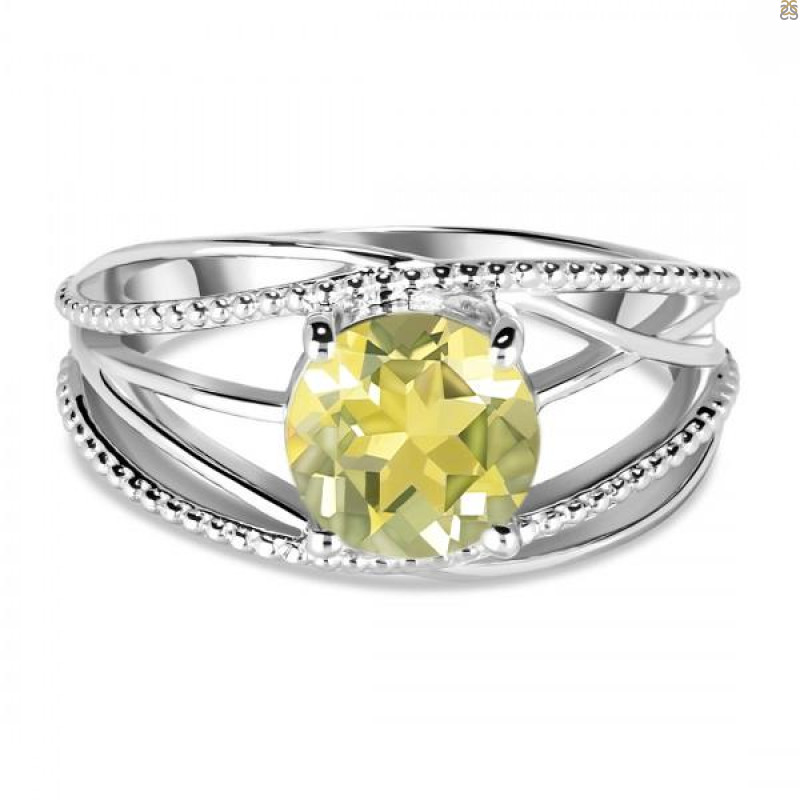 Lemon Quartz Ring LEM-RDR-30.