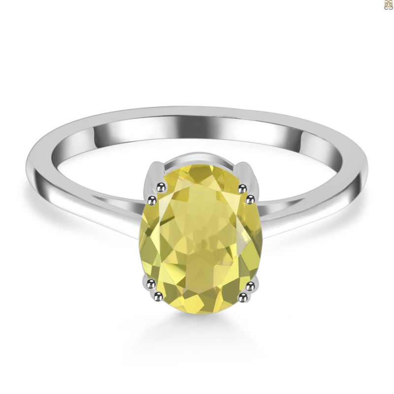 Lemon Quartz Ring LEM-RDR-3145.