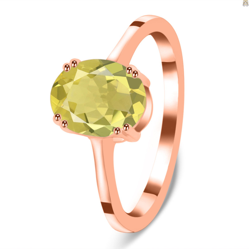 Lemon Quartz Ring LEM-RDR-3145.