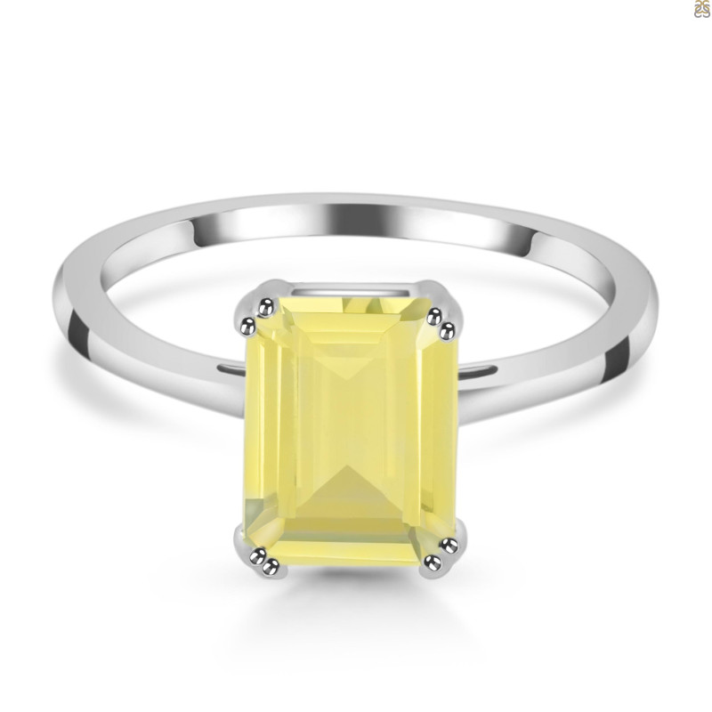 Lemon Quartz Ring LEM-RDR-3147.