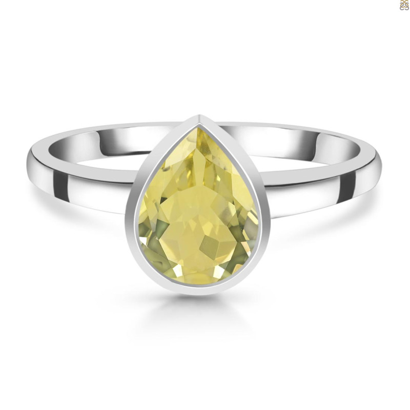 Lemon Quartz Ring LEM-RDR-3252.