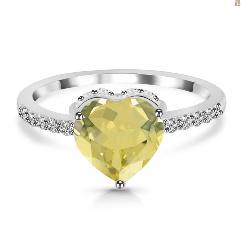 Lemon Quartz Ring LEM-RDR-4047.