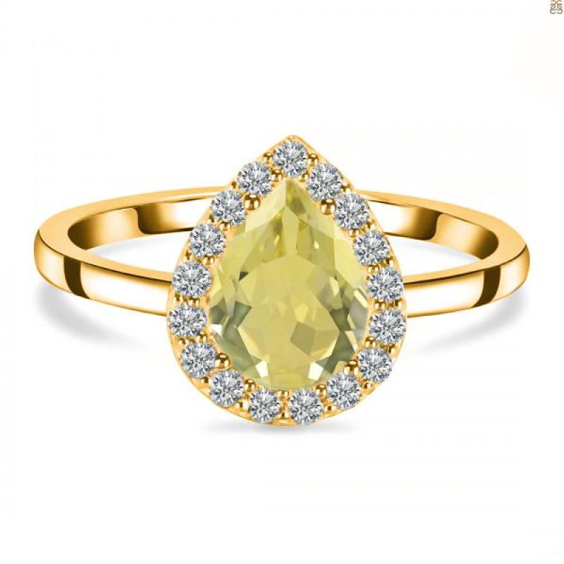 Lemon Quartz Ring LEM-RR-401.