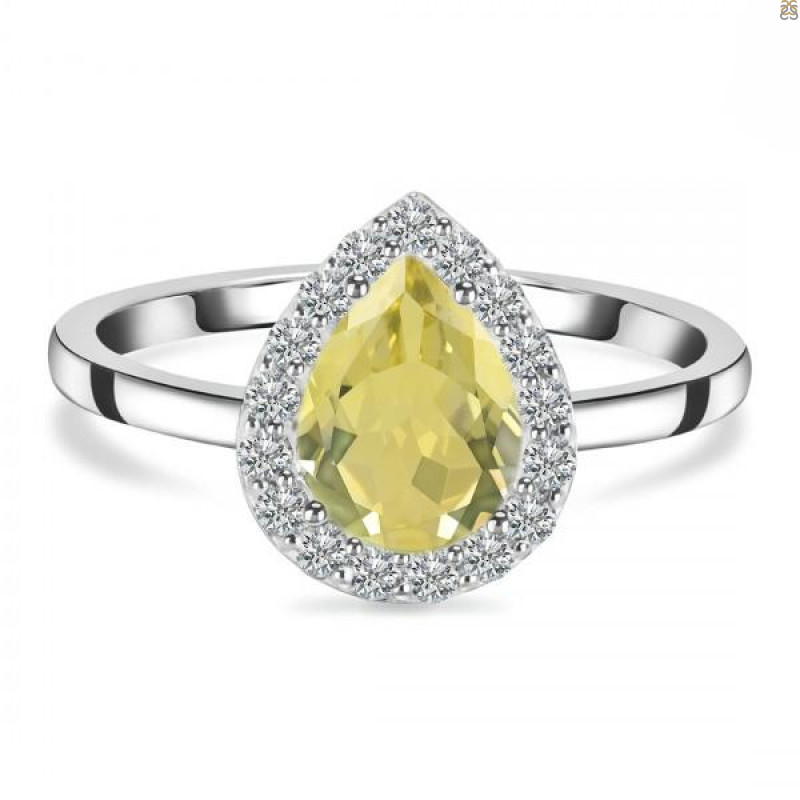 Lemon Quartz Ring LEM-RR-401.