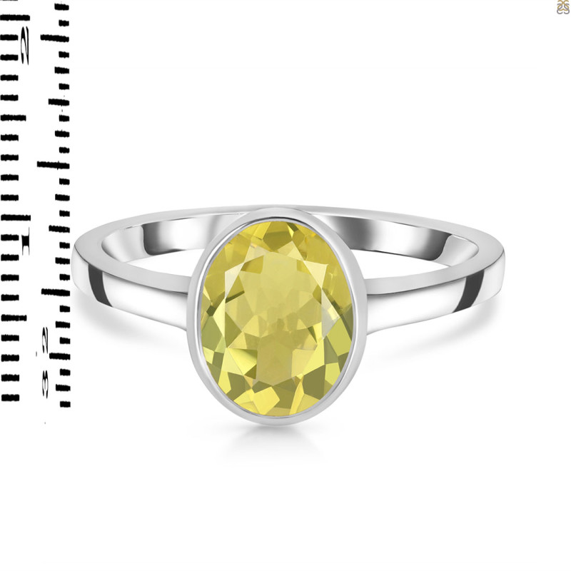 Lemon Quartz Ring LEM-RDR-1882.