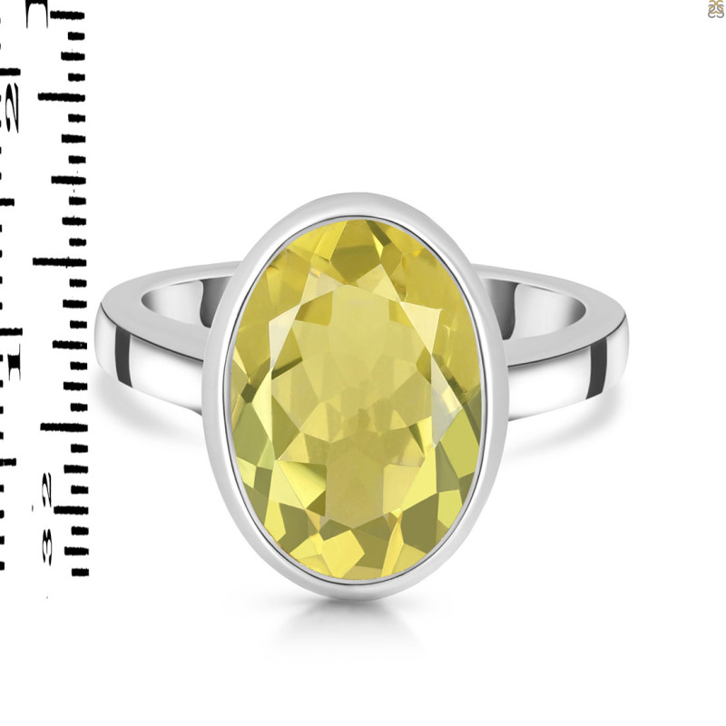 Lemon Quartz Ring LEM-RDR-1892.