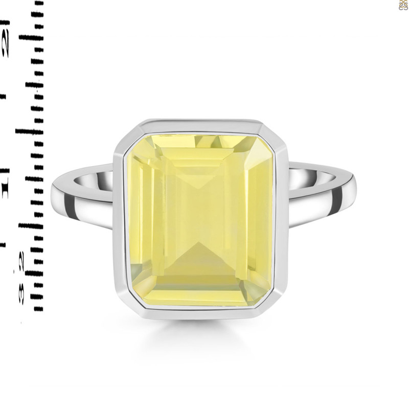 Lemon Quartz Ring LEM-RDR-1927.