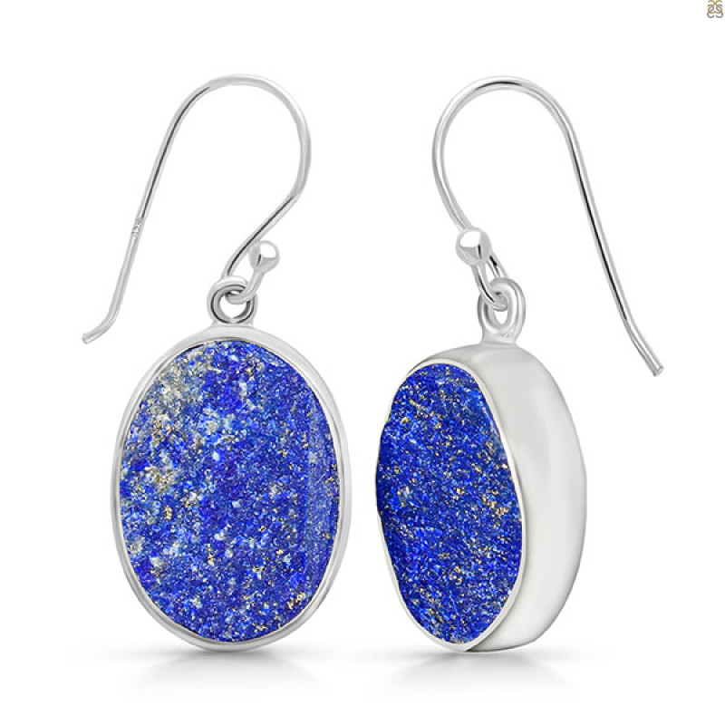 Lapis Rough Earring-E LLP-3-42