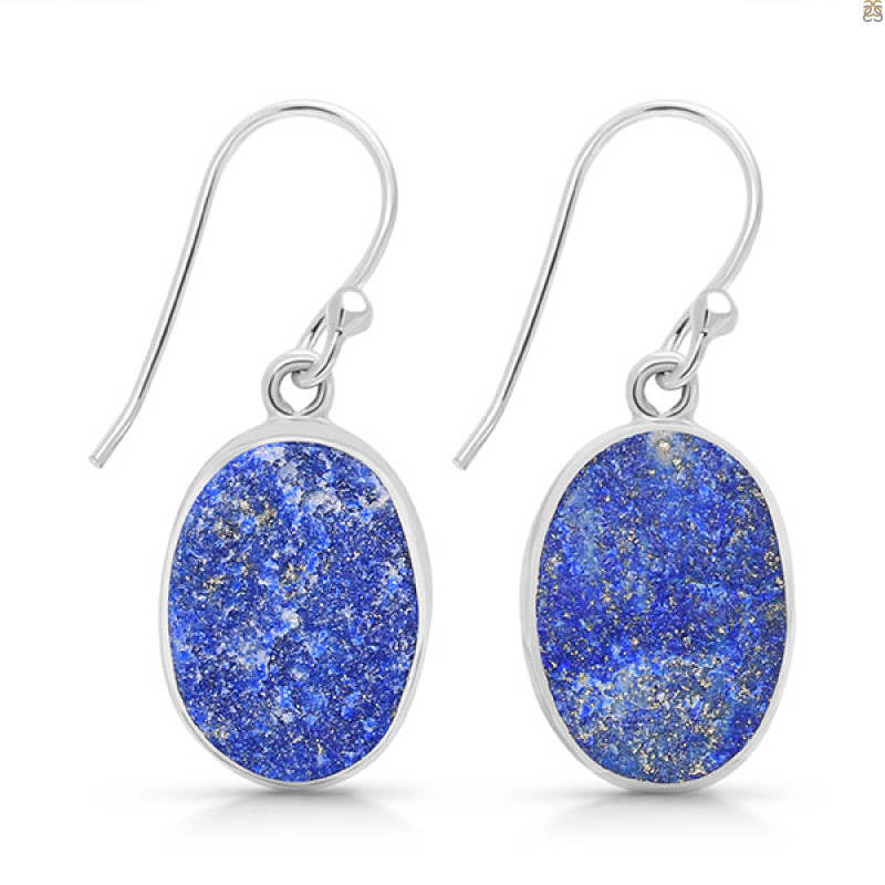 Lapis Rough Earring-E LLP-3-44