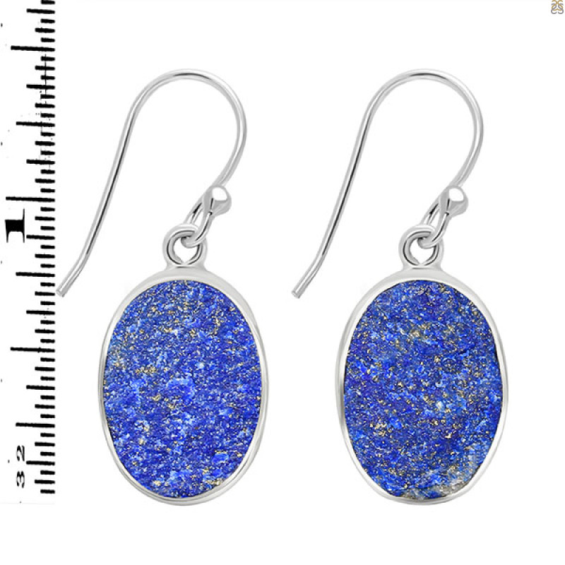 Lapis Rough Earring-E LLP-3-48