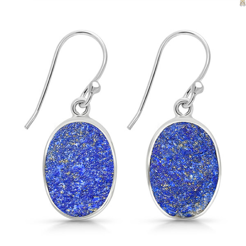 Lapis Rough Earring-E LLP-3-48