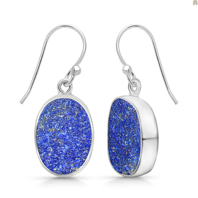 Lapis Rough Earring-E LLP-3-48