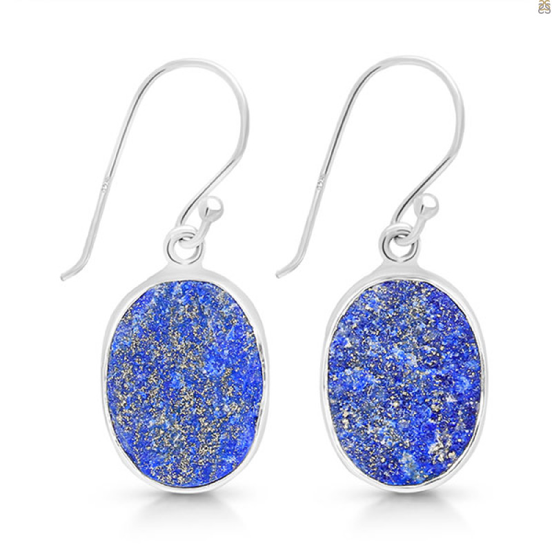 Lapis Rough Earring-E LLP-3-50
