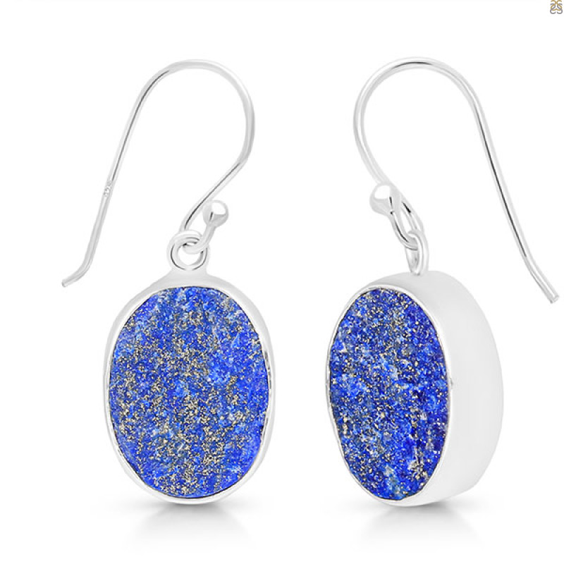 Lapis Rough Earring-E LLP-3-50