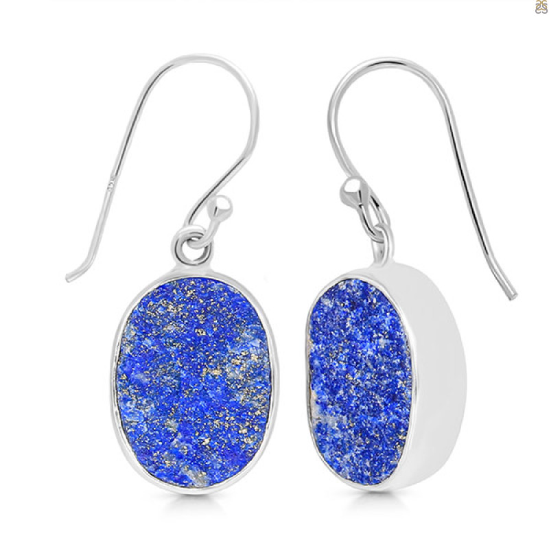 Lapis Rough Earring-E LLP-3-52