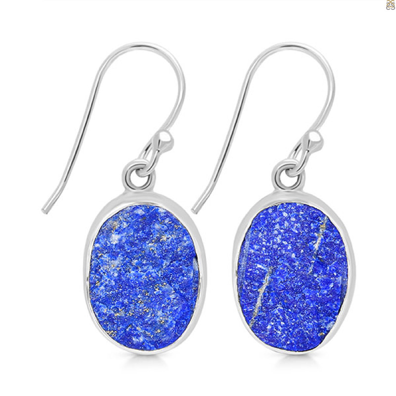 Lapis Rough Earring-E LLP-3-61