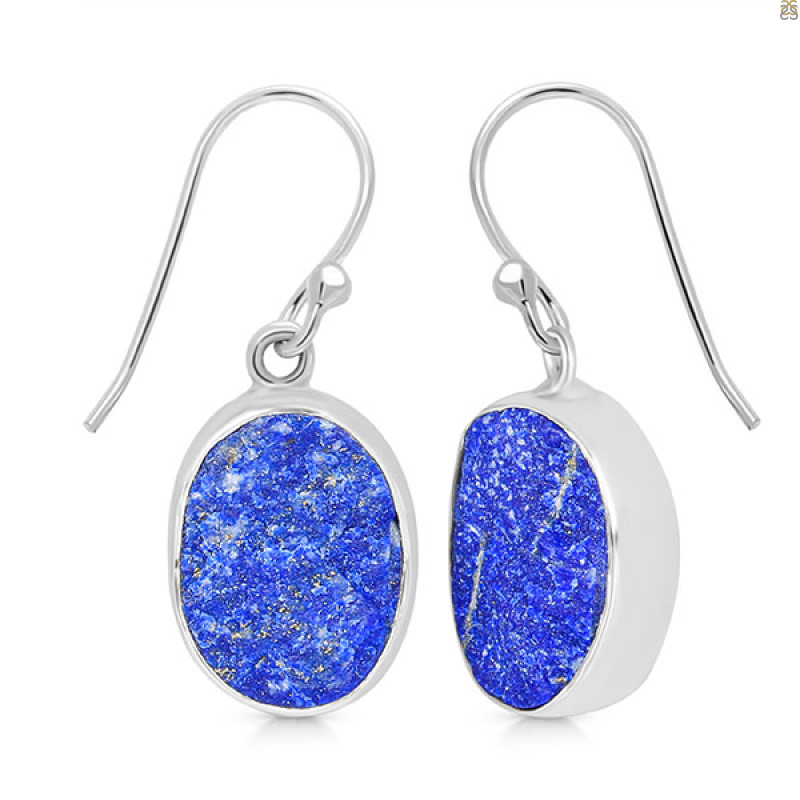 Lapis Rough Earring-E LLP-3-61