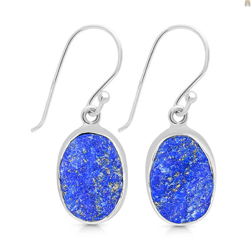 Lapis Rough Earring-E LLP-3-62