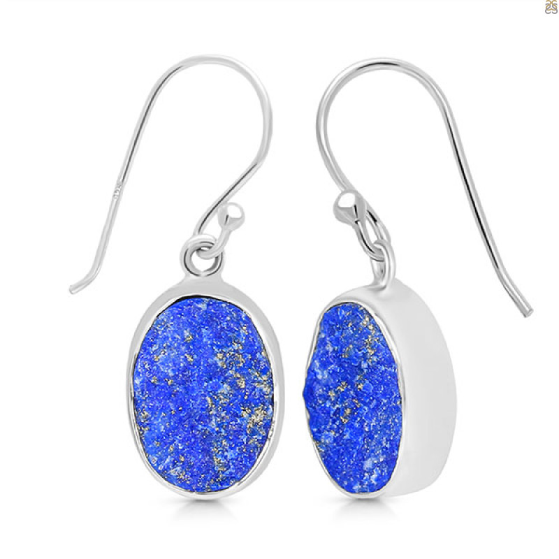 Lapis Rough Earring-E LLP-3-62