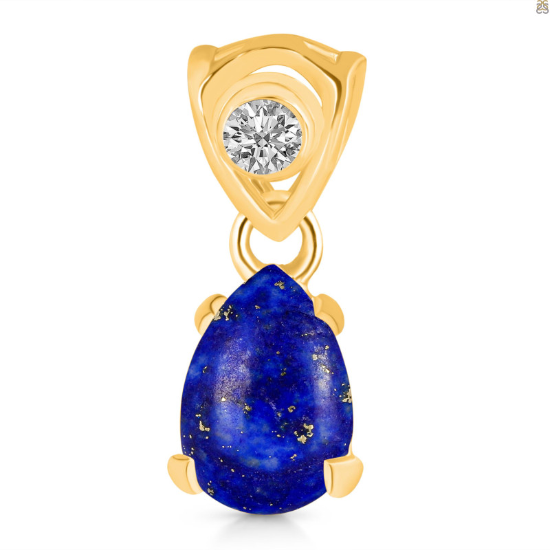 Lapis Pendant LLP-RDP-552-V-LOOP.