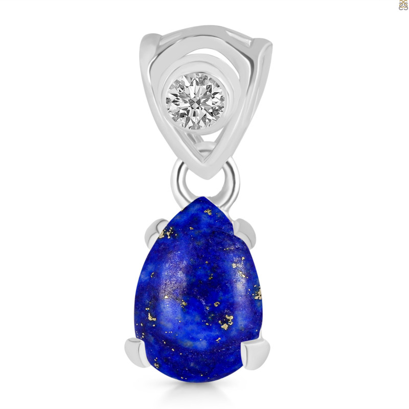 Lapis Pendant LLP-RDP-552-V-LOOP.
