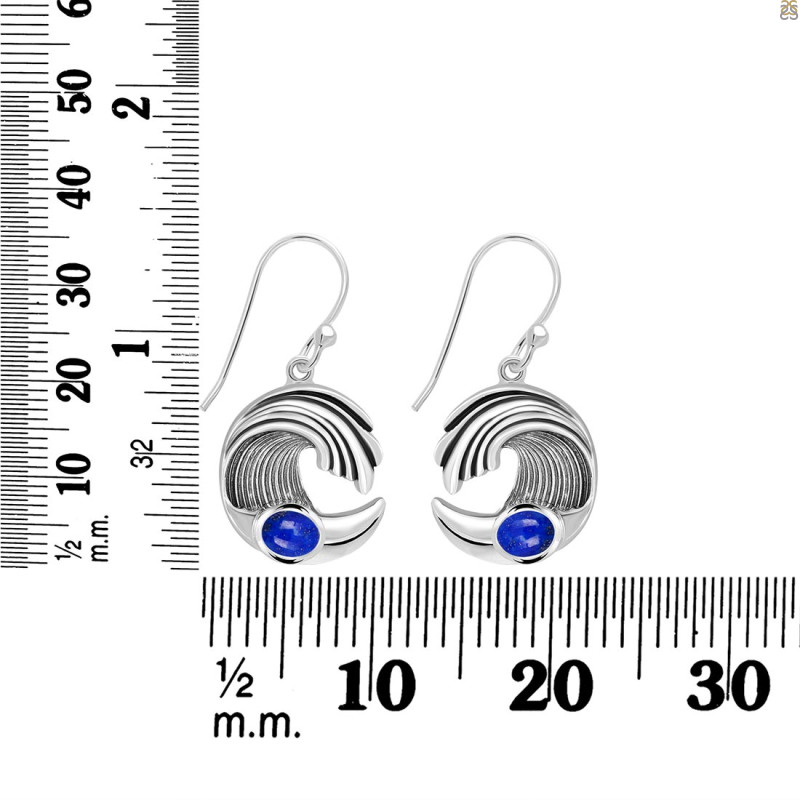 Lapis Waves Earring LLP-RUE-23.