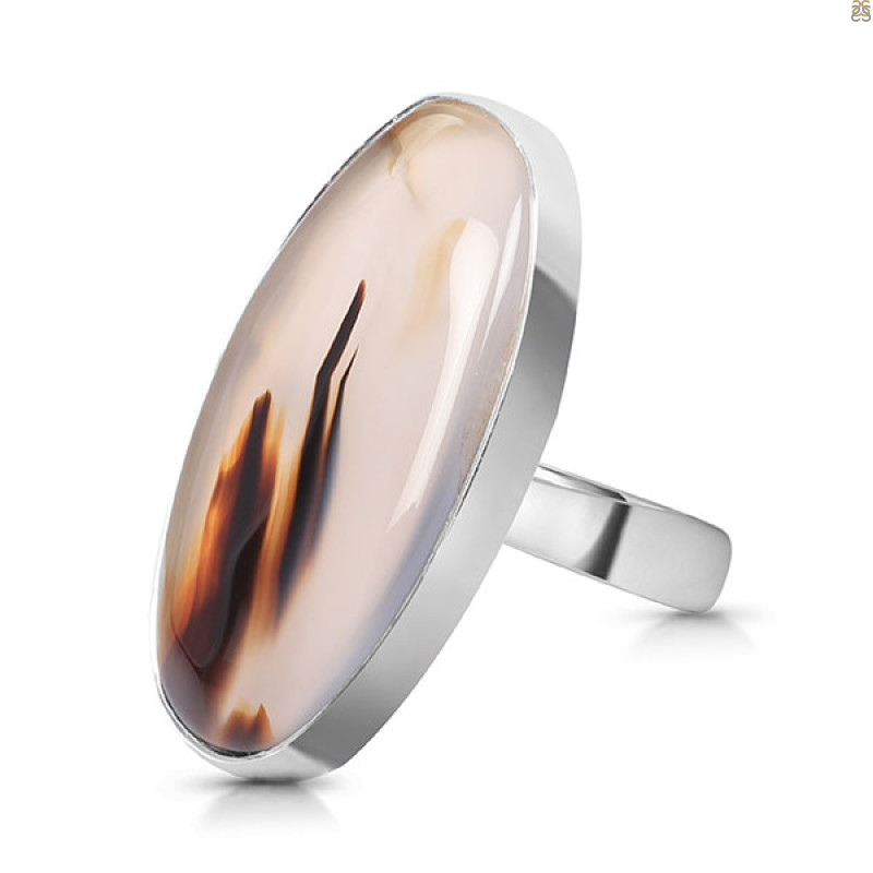 Montana Agate Ring-R-Size-8 MTA-2-101